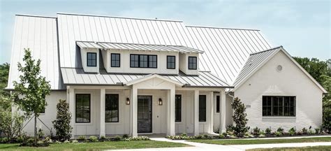 white metal roof on brick house|brick house metal roof pictures.